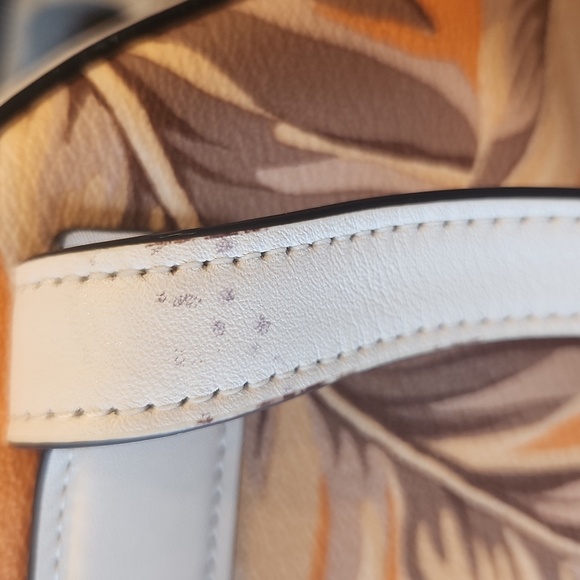 Coach Orange and Brown Banana Leaf Backpack main image 10